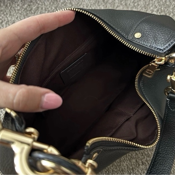 Coach Black Mara Hobo Shoulder/ Crossbody Bag - Picture 7 of 9